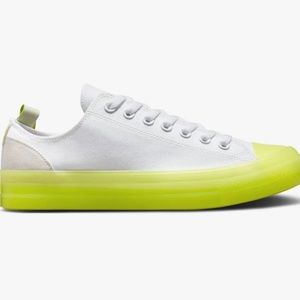 Converse CTAS CX OX low white lime twist sneakers NIB M 9.5  W 11.5 UK43